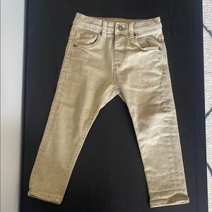 Zara 2-3yr Kids Tan Skinny Jeans
